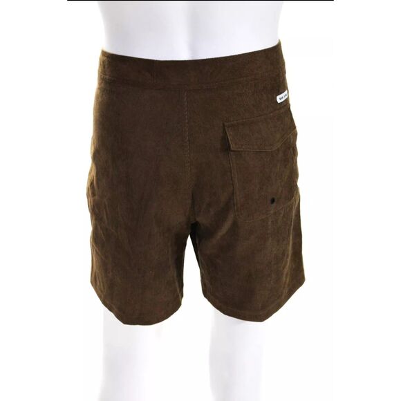 Banks Journal Mens Slow Boardshorts - Toffee Size 34 - Picture 3 of 6